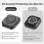 4 Pack Compatible with Apple Watch Waterproof Case 40mm Series 6/5/4/SE with Tempered Glass Screen Protector, 2 in 1 Full Coverage Bumper Protective Cover for iWatch Accessories 40 mm - Image 4