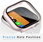 JERXUN 6 Pack Case with Tempered Glass Screen Protector for Apple Watch Series 11 Series 10 46mm, Ultra-Thin Scratch Resistant Full Protective Hard PC Bumper Cover for Apple Watch 46mm - Image 4
