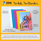 KODAK Step Instant Smartphone Photo Printer, Portable Mini Color Wireless Mobile Printer, Zink 2x3” (5.1x7.5 cm) Sticky-Back Photos, Bluetooth Compatible with iOS & Android Devices, Editing App, Pink - Image 5