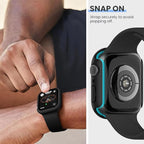 18 Pack PC Screen Protector Case Compatible with Apple Watch Series 10 11 42mm with Built-in Tempered Glass Screen Protector, Full Coverage Bumper - Image 5