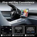 Wireless CarPlay Adapter for Apple iPhone,Converter Wired Carplay to Wireless,Stable Connection Fit for Cars from 2017-2025 & iPhone iOS 11+ (Carbon) - Image 6