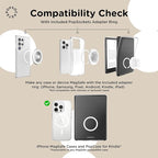 PopSockets Phone Grip for MagSafe, Magnetic Holder, Phone Stand, Silver - FATA Morgana Chrome - Image 6