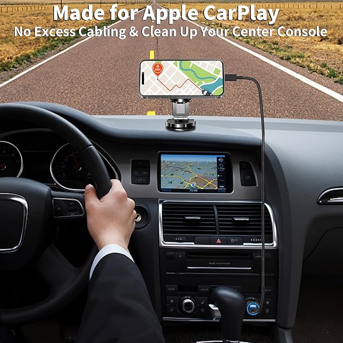 【Apple MFi Certified】iPhone 17 Car Charger, Caiinei 4.8A USB Car Power Cigarette Lighter Adapter USB-C Carplay Fast Charger + 6FT Type-C Cord for iPhone 17/17 Air/17 Pro Max/16/15/Galaxy S25/S24/Pixel - Image 7