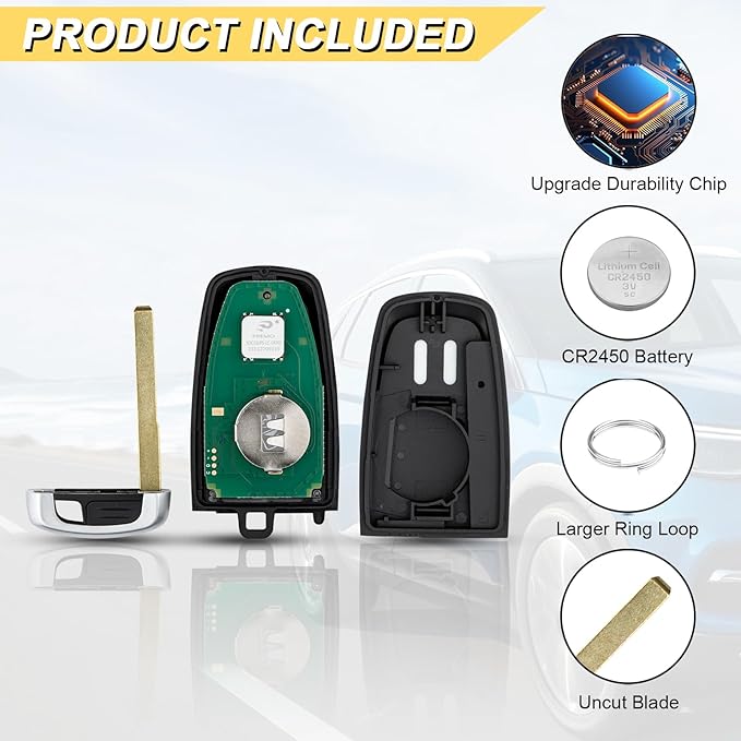 Vurkcy Key Fob Replacement for 2018-2022 Ford F-Series Truck- F150 F250 F350 F450 F550 Bronco Car Keyless Entry Remote Control, M3N-A2C93142600 M3N-A2C931426, 5 Btn - Image 5