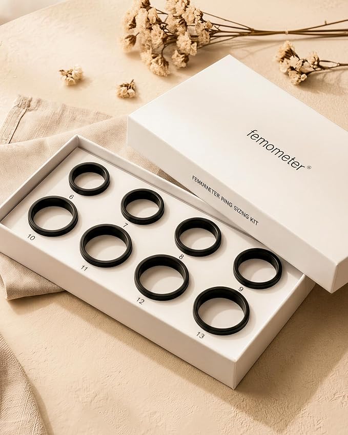 femometer Ring Air Sizing Kit - Size First Before You Buy - Sizes 6-13 - Choose from 8 Sizes - Find The Perfect Smart Ring Size - Image 6