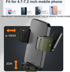 Car Phone Holder【Premium Ultra Strong & True Military Grade】With Suction Cup & Adjustable Arm For Dashboard/Windshield Car phone Mount Secure Grip【360°】Carbon Fiber Design Fits All Smartphones - Image 5