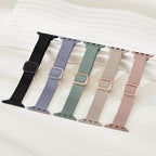 5 Pack Slim Braided Stretchy Bands Compatible with Apple Watch Band 40mm 41mm 42mm 38mm 44mm 45mm 46mm 49mm Women Men, Thin Elastic Nylon Solo Loop Straps for iWatch Series 10 9 8 7 6 5 4 3 11 SE 2/1 - Image 7