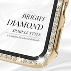Recoppa Compatible for Apple Watch Case with Screen Protector for Apple Watch 42mm Series 3/2/1, Bling Crystal Diamond Rhinestone Ultra-Thin Bumper Full Cover Protective Case for Women Girls iWatch - Image 4