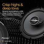 PIONEER A-Series Standard TS-A1371F 5.25” 3-Way Speakers (Pair) – 300W Max, Balanced Sound + Smooth Treble, Enhanced Bass, Great Stock Replacement - Image 5