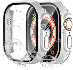 Waterproof Case for Apple Watch Ultra/Ultra 2 & 3 49mm,Built-in Tempered Glass Screen Protector,[Slim Guard PC Bumper] [Touch Sensitive] Full Protective Face Cover Compatible iWatch Accessories by idudu