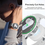 2 Pack Case With Tempered Glass for Samsung Galaxy Watch 7 Screen Protector 44mm Men Women,Hard PC Overall Protection Anti-Slip Scratch-Resistant Cover for Samsung Galaxy Watch 7 Case 44mm Accessories - Image 8