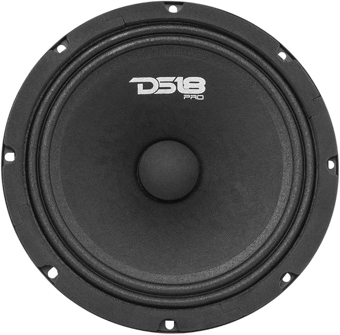 DS18 PRO-GM8 Loudspeaker - 8", Midrange, Black Steel Basket, 580W Max, 190W RMS, 8 Ohms - Premium Quality Audio Door Speakers for Car or Truck Stereo Sound System (1 Speaker) - Image 3