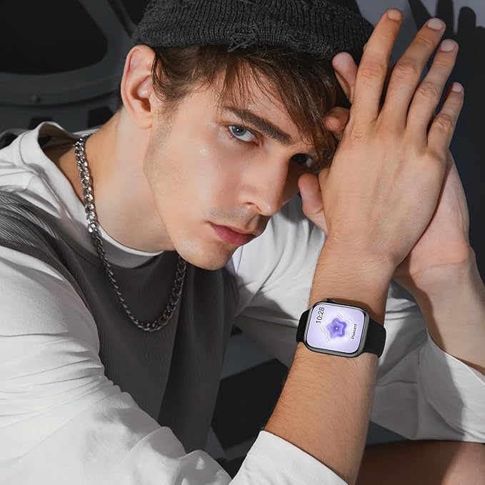 Sport Silicone Band Compatible with Apple Watch Bands 40mm 38mm 41mm 44mm 45mm 42mm 49mm Women Men,Soft Wristband Waterproof Replacement Sport Strap for iWatch Bands Series 9 8 7 6 5 4 3 2 1 SE Ultra - Image 7