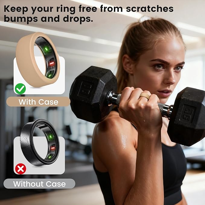 15 Pack Cover Compatible with Oura Ring Gen 4/ Gen 3 Horizon/Gen 3 Heritage - Charging Directly with Protector, Anti-Scratch Elastic Thin Silicone Case for Men Women Working Out - Image 4