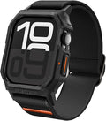 Spigen for Apple Watch Band, Lite Fit Pro Case and Strap Compatible with Ultra, Series Durable TPU Cover with Lightweight Fabric Strap by Spigen