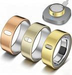3 Pack Cover Compatible with Oura Ring Gen 4/Oura Ring Gen 3 Horizon/Heritage-Size 9,Support Charging with Cover on,Anti-Scratch TPU Ring Protector for Men Women,Gold+Champagne Gold+Rosegold by Vigamen