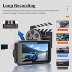 Dash Camera for Car - 3 Inch 1080P IPS Touchscreen Car Camera - G-Sensor/Loop Recording / 24H Parking Monitor / 150° Wide Angle/Night Vision/Exposure Compensation/Support TF Card - Image 4