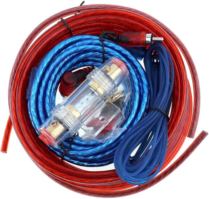 Etopar Car Amplifier Wiring Kit Audio Subwoofer AMP RCA Power Cable AGU FUSE 14 Gauge GA AWG Wire Install Connector Holder Automotive Van by ETOPARS