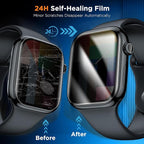 LK 4 Pack for Apple Watch Series 11/10 Screen Protector 42mm Privacy, [Anti-Spy] Upgrade Soft TPU Film Apple Watch 42mm Screen Protector, HD Ultra-thin Touch Sensitvie, Full Coverage - Image 4