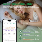 Smart Ring for Women & Men, Health Tracker Ring with Heart Rate, Blood Oxygen,Blood Pressure, IP68 Waterproof Fitness Ring, Sleep Tracker for iPhone and Android, No APP Fee (Green, 10#) - Image 7