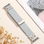 Dirrelo Braided Magnetic Stretchy Nylon Band Compatible for Apple Watch Bands Women 40/41/38/42/44/45/46/49mm, Designer Dressy Infinity Elastic Strap for iWatch Series 11 10 9 8 7 6 5 4 SE/Ultra 3 2 1 - Image 6
