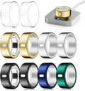 10 Pack Cover Compatible for Oura Ring 4/Gen 3 Heritage/Gen 3 Horizon,(NOT Compatible with Oura 4 Ceramic),Charging Directly,Rugged TPU Elastic Finger Protector for Workout Women Men-Size 9 by Snyeest