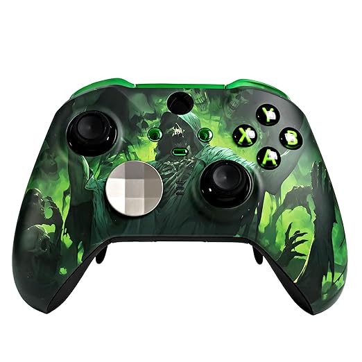Crazy Controllerz Customz Series Custom Wireless Controller for Xbox One Series X S PC Elite Series 2 - Dr. Death by CrazyControllerz
