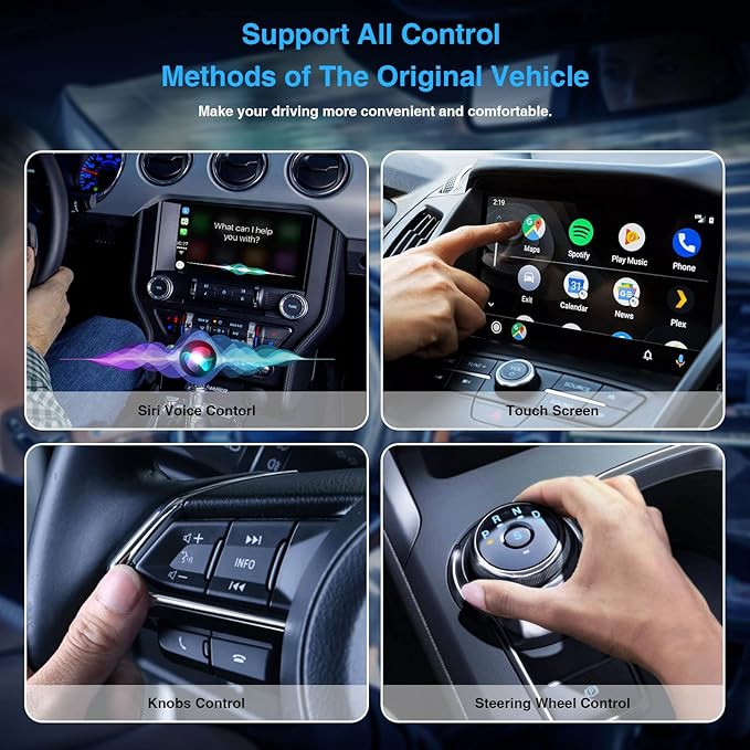 Wireless CarPlay Adapter, Magic Box Supports YouTube TikTok and More, Android Auto Wireless Adapter Easy Set up for Wired CarPlay Cars - Image 7