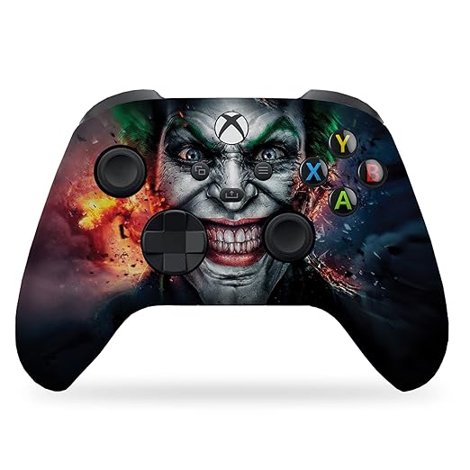 DreamController Jokkker Custom X-box Controller Wireless compatible with X-box One/Series X/S Proudly Customized in USA with Permanent HYDRO-DIP Printing (NOT JUST A SKIN) by DreamController