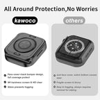 4 Pack Compatible with Apple Watch Waterproof Case 44mm Series 6/5/4/SE with Tempered Glass Screen Protector, 2 in 1 Full Coverage Bumper Protective Cover for iWatch Accessories 44 mm - Image 4