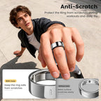 3 Pack Ring Cover Compatible with Oura Ring Gen 4/Gen 3 Horizon/Heritage, Upgraded Anti-Scratch TPU Protector for Men Women, NOT for Oura Ring 4 Ceramic - Image 5