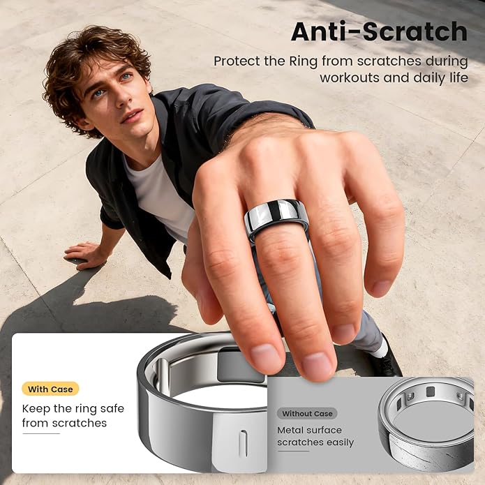 3 Pack Ring Cover Compatible with Oura Ring Gen 4/Gen 3 Horizon/Heritage, Upgraded Anti-Scratch TPU Protector for Men Women, NOT for Oura Ring 4 Ceramic - Image 5