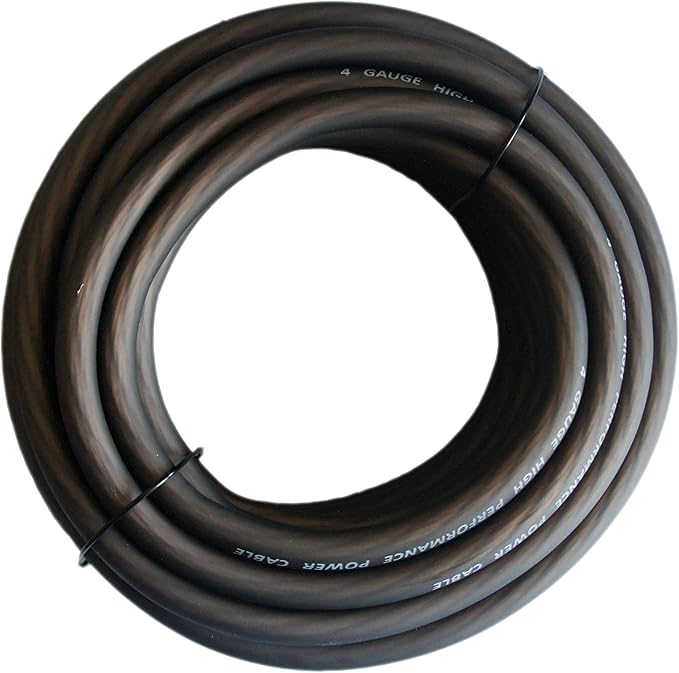 RD True 4 Gauge AWG CCA 25ft Orange Power Wire and 25ft Black Ground Soft Touch Cable Battery Cable, Home Speaker Stereo System, Automotive Use - Image 2