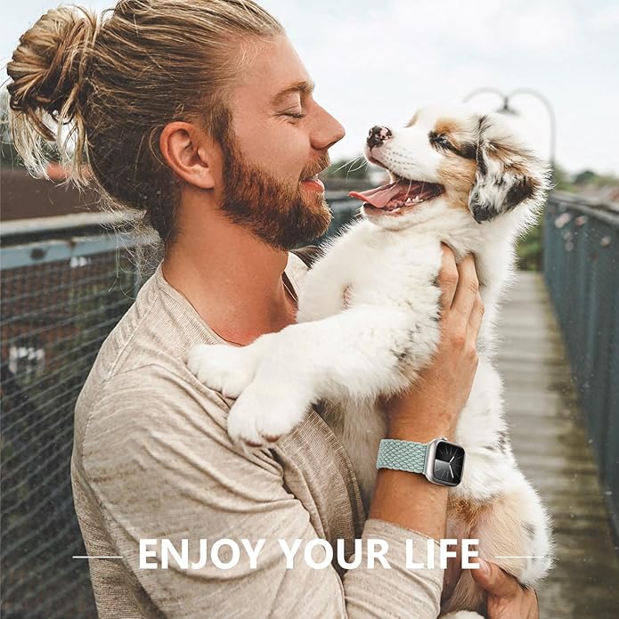 Zedoli Braided Solo Loop Bands Compatible with Apple Watch Band 38mm 40mm 41mm 42mm 44mm 45mm 46mm 49mm Women Men, Stretchy Nylon Sport Elastic Strap for iWatch Series 11 10 9 8 7 6 5 4 3 2 1 SE Ultra - Image 8