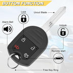 Vurkcy Key Fob Replacement for 2001-2015 Ford Explorer/ 05-14 Mustang/ 03-17 Expedition/ 07-15 Edge/ 00-19 Taurus/ 00-09 Mercury Sable/ 05-11 Mariner Milan/ 04-15 Lincoln Navigator,CWTWB1U793, 2Pcs - Image 3