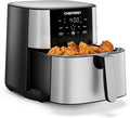 Chefman Air Fryer 8 Qt | TurboFry® 4-in-1 with 450°F Hi-Fry Option for Crispier Results | Bake, Dehydrate, Frozen | XL Nonstick Dishwasher-Safe Basket | Stainless Steel by Chefman