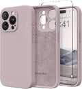 Magnetic for iPhone 15 Pro Case, Compatible with MagSafe, [Full Camera Protection][Screen Protector] Silicone Shockproof Protective Phone Case for iPhone 15 Pro 6.1", Hazel by SUYDANBOX