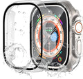 Waterproof Case for Apple Watch Ultra/Ultra 2 & 3 49mm,Built-in Tempered Glass Screen Protector,[Slim Guard PC Bumper] [Touch Sensitive] Full Protective Face Cover Compatible iWatch Accessories by idudu