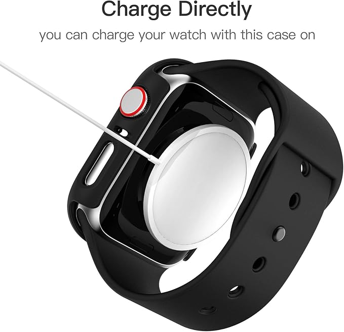 20 Pack Case with Tempered Glass Screen Protector Compatible for Apple Watch 44mm SE 3 (2025)/SE 2/SE/Series 6/5/4, Hard PC Scratch Resistant Bumper Protective Cover for iWatch Accessories - Image 5