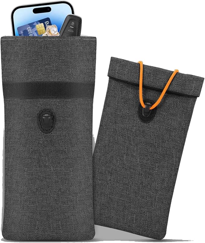 Faraday Pouch for Car Keys, Faraday Bag, Car RFID Signal Blocking Holder, Key Fob Protector, Key fob cage Block Signal Anti-Theft Fob Case by Unknown
