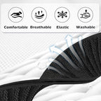 3 Packs Stretchy Bicep Straps Compatible with Whoop 5.0/4.0/3.0 Bands, Sport Nylon Adjustable Replacement Arm/Ankle Band for Whoop 5.0 MG/One/Peak/Life Durable Breathable Wearable Health Fitness Activity Tracker - Image 2