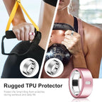 Cover Compatible for Oura Ring Gen 4/Gen 3 Horizon/Gen 3 Heritage,(NOT Compatible with Oura Ring 4-Ceramic), Charging Directly,Rugged TPU Finger Protector for Workout Women Men-Pink+Red-Size 13 - Image 5