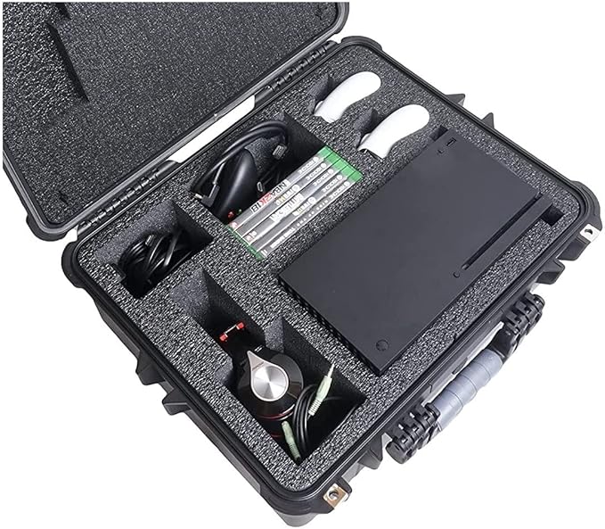 Case Club Compact Travel Case fits Xbox Series X w/Headset Storage - Hard Shell Carrying Case w/Pre-Cut Foam for Storing Console, Headset, Controllers, Games & Accessories- Waterproof Transport Case by Case+Club