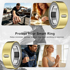 3 Pack Ring Cover Compatible with Oura Ring Gen 4/Oura Ring Gen 3 Horizon/Heritage-Size 10,Support Charging with Cover on,Anti-Scratch Ultra-Thin TPU Ring Protector for Men Women,Gold*3 - Image 6