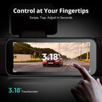BOTSLAB 3K 4 Channel Dash Cam, 24/7 Parking Mode with Hardwire Kit, 560° View, Front and Rear Inside Car Camera with 3.18”Touch Screen, Night Vision Voice Control, Free 128GB Card 5.8GHz WiFi & GPS - Image 7