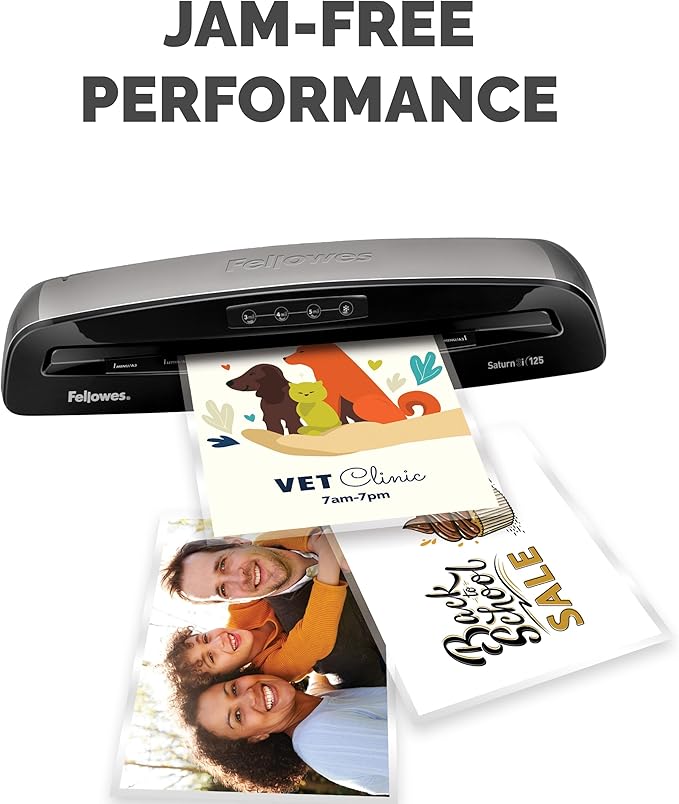 Fellowes Thermal Laminating Pouches, ImageLast, Jam Free, Letter Size, 5 Mil, 50 Pack (5204002) - Image 4