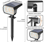 NYMPHY Solar Lights Outdoor Waterproof IP68, 56 LED 3 Lighting Modes Solar Powered Garden Yard Spot Solar Lights for Christmas Outside Landscape- 6 Pack (Warm White) - Image 5
