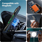 ImpactStrong Magnetic Guard Designed for iPhone 15 Pro Max Case [Camera Protection] [Military Grade Drop Tested] [Compatible with MagSafe] Slim Translucent Matte Phone Case (6.7") - Navy Blue - Image 5