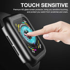 Case Compatible with Apple Watch 44MM Series 6/5/4/SE with Built-in Tempered Glass Screen Protector, All-Around Ultra-Thin Bumper Full Cover Hard PC Protective Case for iWatch - Image 6