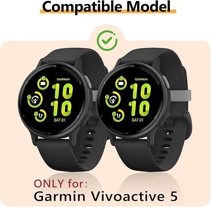4 Pack for Garmin Vivoactive 5 Screen Protector Case, Soft TPU Bumper Full Coverage Protective Accessories - Image 2